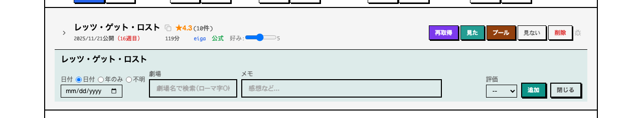 見た登録 ブルータリスト