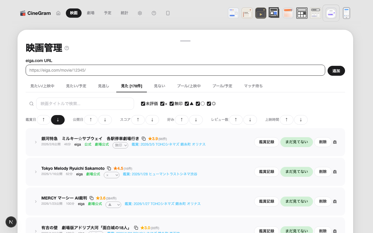 見た映画 パステル